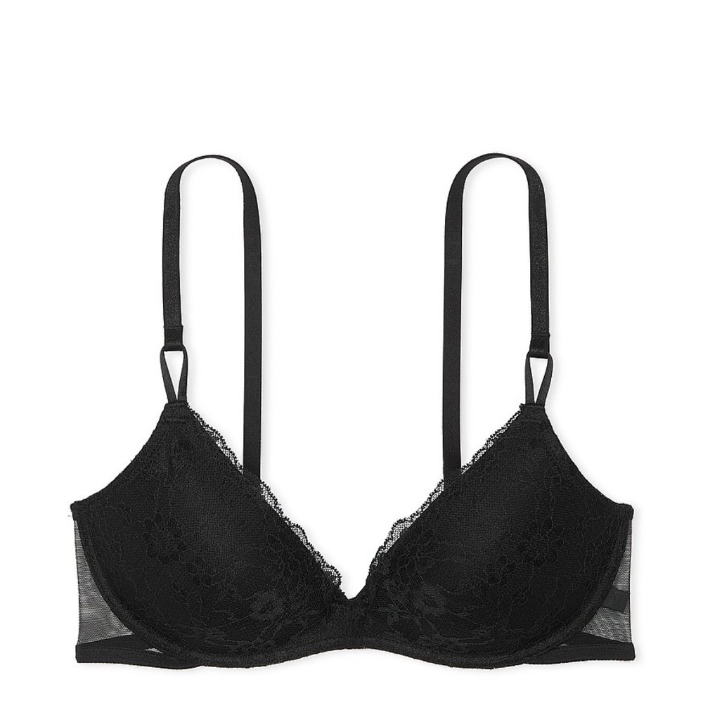CLEARANCE 2 for $10! 
Victoria’s Secret Posey Lace Wireless Push-Up Bra 36DD